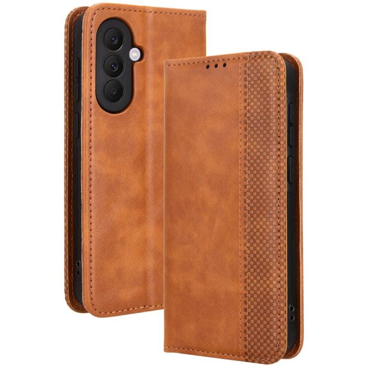 Чехол-книжка Deexe Retro Style для Samsung Galaxy A57 (A576) - Brown: фото 7 из 19
