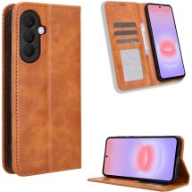 Чехол-книжка Deexe Retro Style для Samsung Galaxy A57 (A576) - Brown: фото 1 из 19