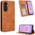 Чехол-книжка Deexe Retro Style для Samsung Galaxy A57 (A576) - Brown: фото 1 из 19