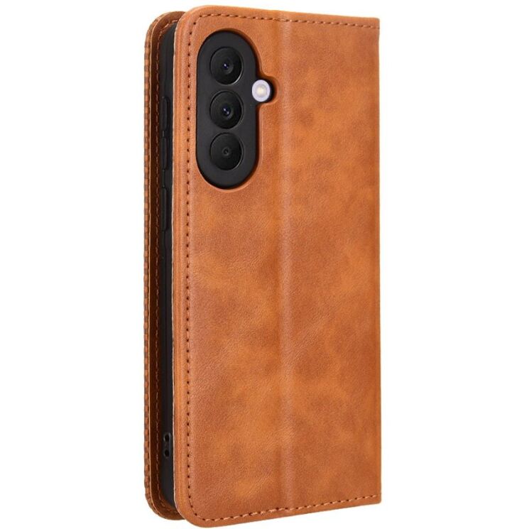 Чехол-книжка Deexe Retro Style для Samsung Galaxy A57 (A576) - Brown: фото 6 из 19