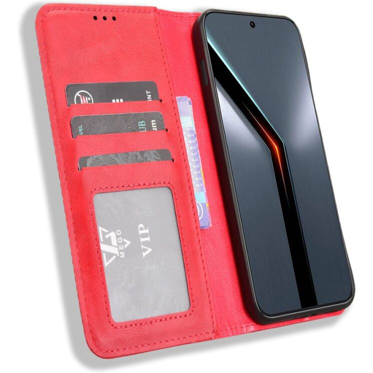 Чехол-книжка Deexe Retro Style для ZTE Nubia Neo 5 GT - Red: фото 5 из 19