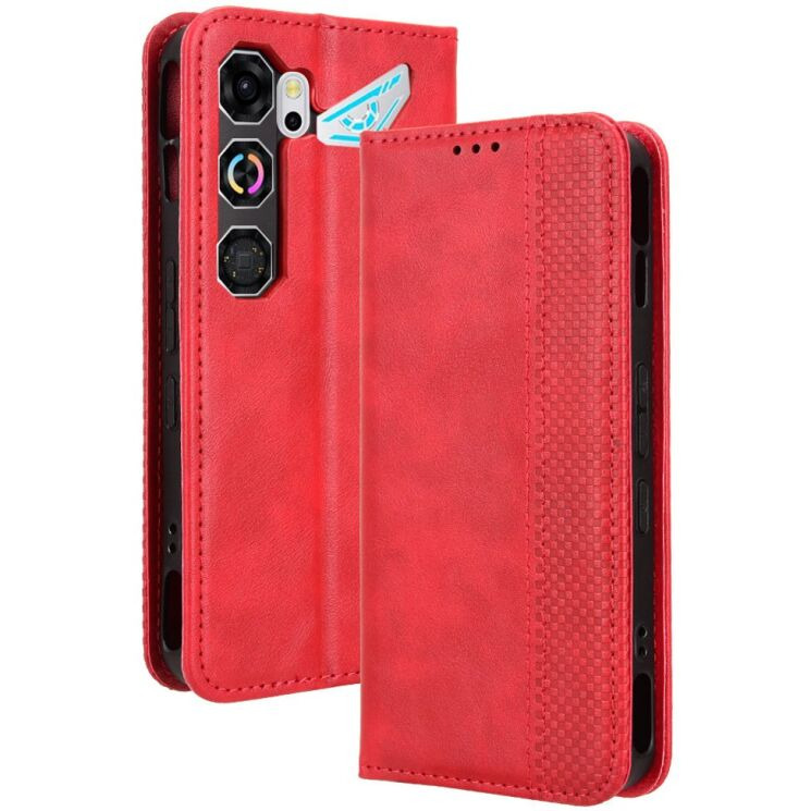 Чехол-книжка Deexe Retro Style для ZTE Nubia Neo 5 GT - Red: фото 8 из 19