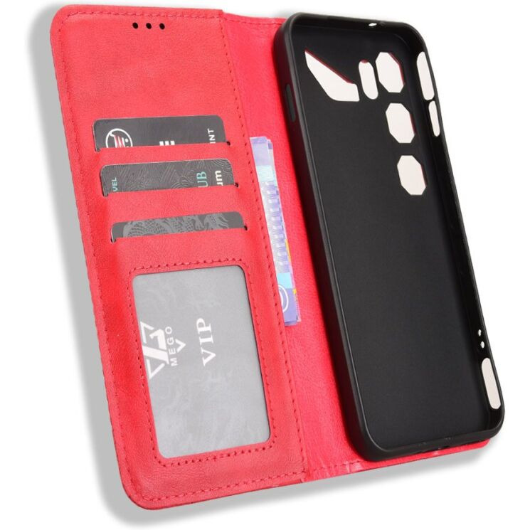 Чехол-книжка Deexe Retro Style для ZTE Nubia Neo 5 GT - Red: фото 4 из 19