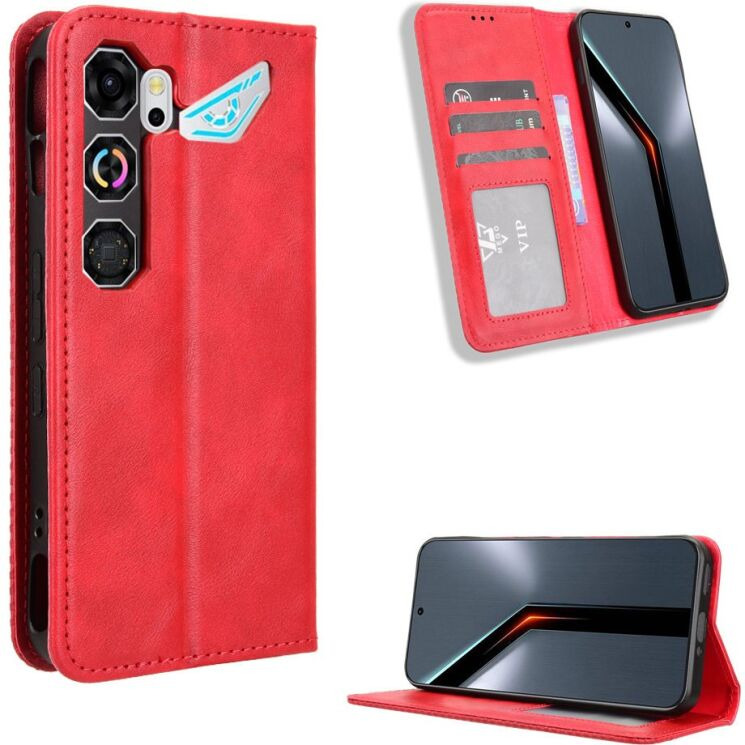 Чехол-книжка Deexe Retro Style для ZTE Nubia Neo 5 GT - Red: фото 1 из 19