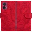 Чехол-книжка Deexe Tiger для Motorola Edge 50 Fusion - Red (354229R)