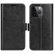 Чехол-книжка Deexe Wallet Style для Apple iPhone 15 Pro Max - Black (329203B). Фото 1 из 11