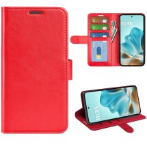 Чехол-книжка Deexe Wallet Style для Motorola Edge 60 / Edge 60 Fusion - Red: фото 1 из 9