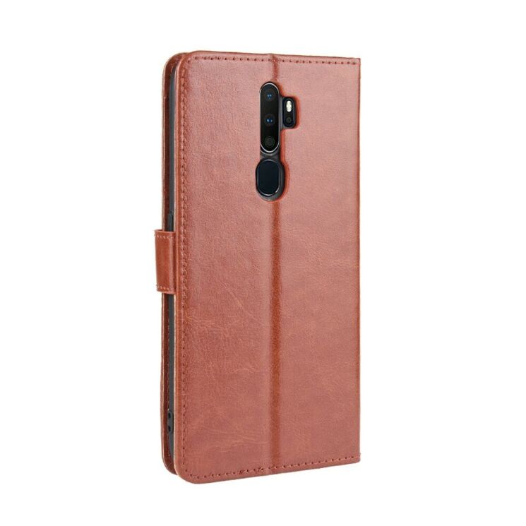 Класичний чохол-книжка Deexe Wallet Style для OPPO A5 2020 - Brown: фото 7 з 14