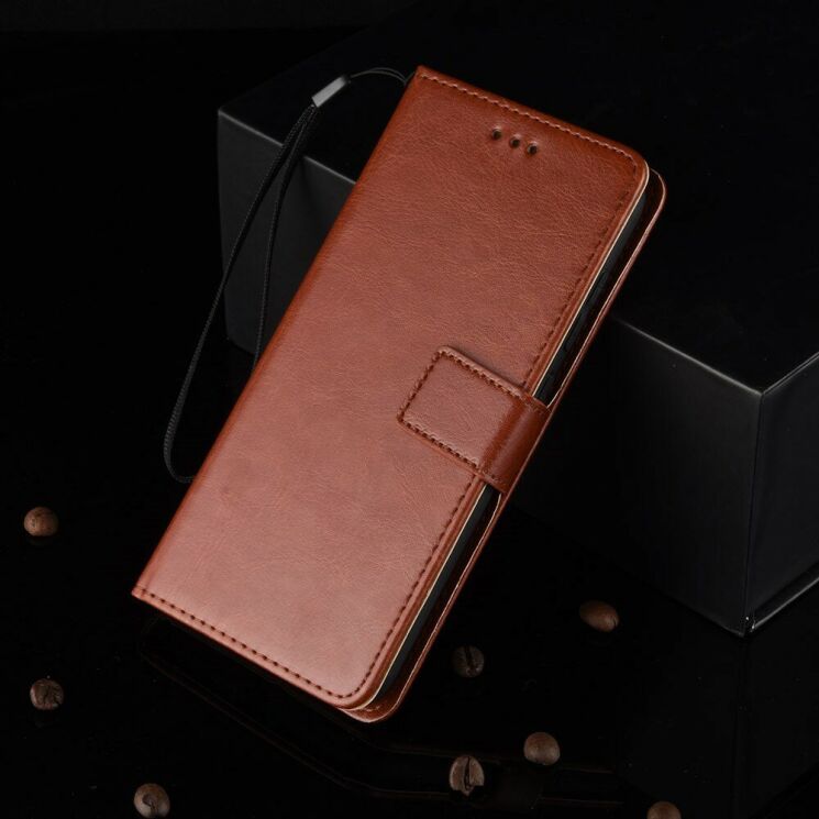 Класичний чохол-книжка Deexe Wallet Style для OPPO A5 2020 - Brown: фото 8 з 14