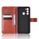 Чехол-книжка Deexe Wallet Style для Tecno Spark Go 2022 (KG5m) - Brown (310820Z). Фото 4 из 7