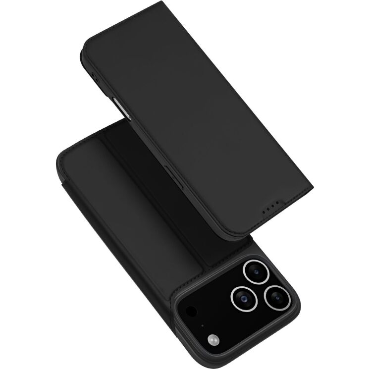 Чехол-книжка DUX DUCIS Skin Pro для Apple iPhone 17 Pro Max - Black: фото 1 из 11