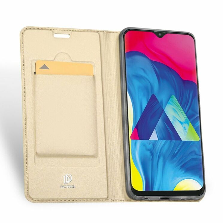 Чехол-книжка DUX DUCIS Skin Pro для Samsung Galaxy M10 - Gold: фото 3 из 19