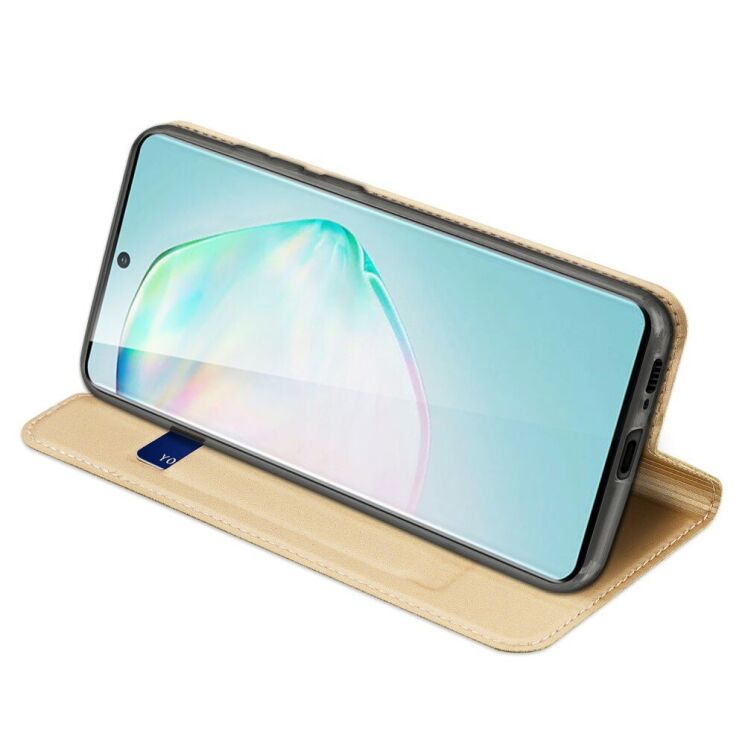 Чохол-книжка DUX DUCIS Skin Pro для Samsung Galaxy S10 Lite (G770) - Gold: фото 5 з 20