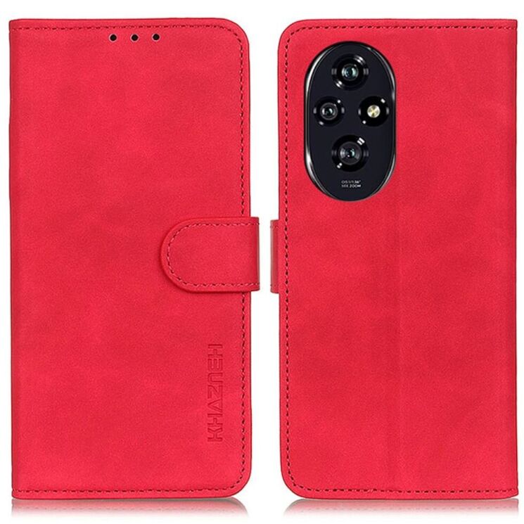 Чехол-книжка KHAZNEH Retro Wallet для Honor 200 - Red: фото 1 из 9