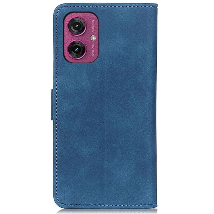 Чохол-книжка KHAZNEH Retro Wallet для Motorola Moto G55 - Blue: фото 5 з 8