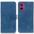Чохол-книжка KHAZNEH Retro Wallet для Motorola Moto G55 - Blue (366116L)