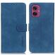 Чохол-книжка KHAZNEH Retro Wallet для Motorola Moto G55 - Blue (366116L). Фото 1 з 8