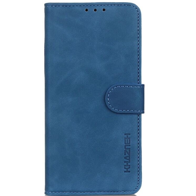 Чохол-книжка KHAZNEH Retro Wallet для Motorola Moto G55 - Blue: фото 4 з 8