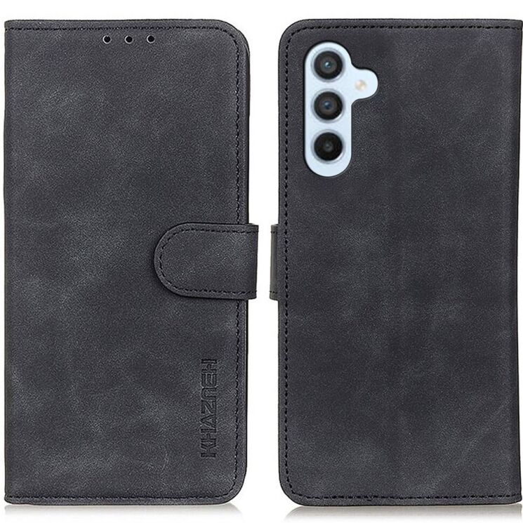 Чехол-книжка KHAZNEH Retro Wallet для Samsung Galaxy S24 FE (S721) - Black: фото 1 из 9