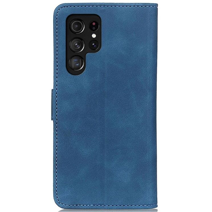 Чехол-книжка KHAZNEH Retro Wallet для Samsung Galaxy S24 Ultra - Blue: фото 5 из 9