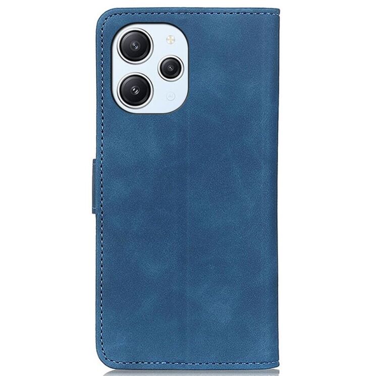 Чехол-книжка KHAZNEH Retro Wallet для Xiaomi Redmi 12 - Blue: фото 7 из 9