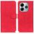 Чехол-книжка KHAZNEH Retro Wallet для Xiaomi Redmi Note 14 4G - Red: фото 1 из 8