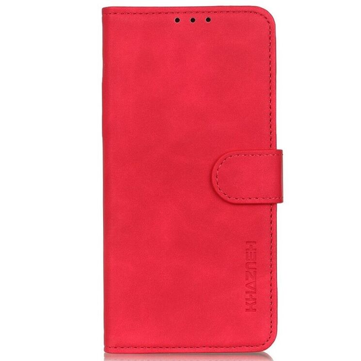 Чехол-книжка KHAZNEH Retro Wallet для Xiaomi Redmi Note 14S - Red: фото 4 из 8