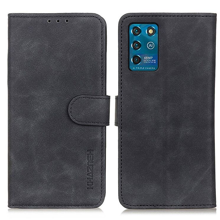 Чехол-книжка KHAZNEH Retro Wallet для ZTE Blade V30 Vita - Black: фото 2 из 11