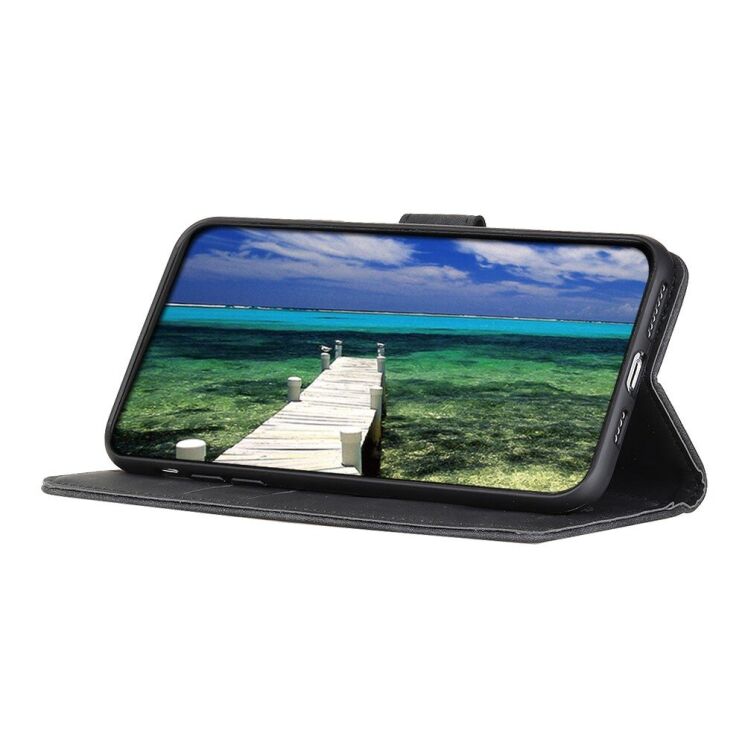 Чехол-книжка KHAZNEH Retro Wallet для ZTE Blade V30 Vita - Black: фото 5 из 11