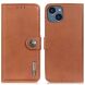 Чехол-книжка KHAZNEH Wallet Cover для Apple iPhone 15 - Brown (329541Z). Фото 1 из 9
