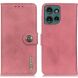 Чехол-книжка KHAZNEH Wallet Cover для Motorola Edge 50 - Pink (368504P). Фото 1 из 8