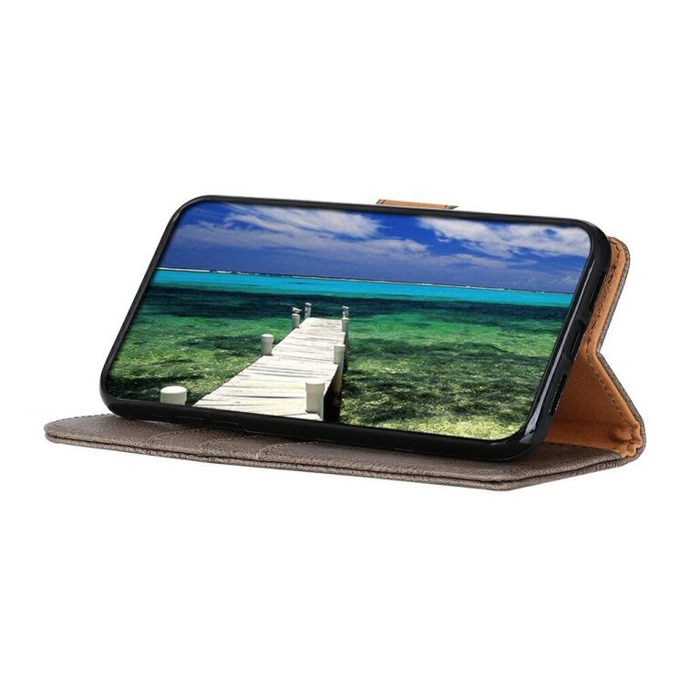 Чехол-книжка KHAZNEH Wallet Cover для OnePlus 13 - Khaki: фото 3 из 8