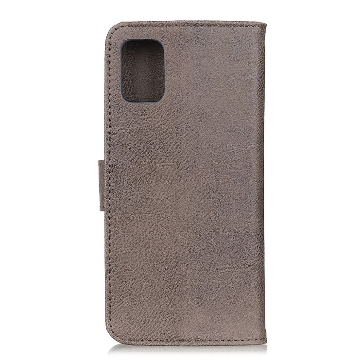 Чохол-книжка із застібкою KHAZNEH Wallet Cover для Realme 7 Pro - Grey: фото 3 з 10
