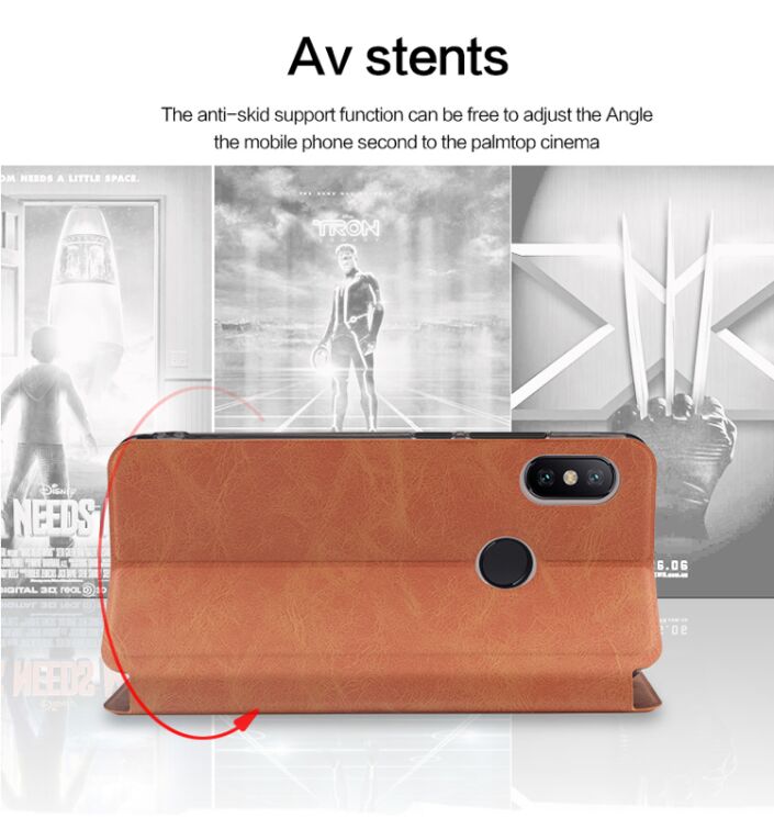 Чехол-книжка MOFI Vintage Series для Xiaomi Redmi S2 - Blue: фото 5 из 8