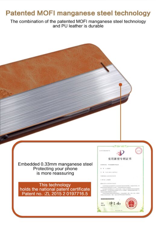 Чехол-книжка MOFI Vintage Series для Xiaomi Redmi S2 - Blue: фото 7 из 8