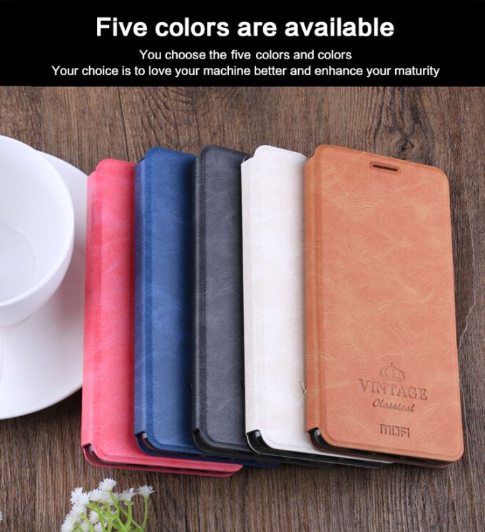 Чехол-книжка MOFI Vintage Series для Xiaomi Redmi S2 - Blue: фото 4 из 8