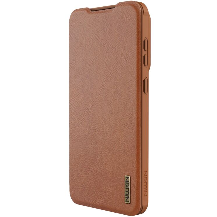 Чехол-книжка NILLKIN Qin Pro для Samsung Galaxy S25 Edge (S937) - Brown: фото 3 из 14