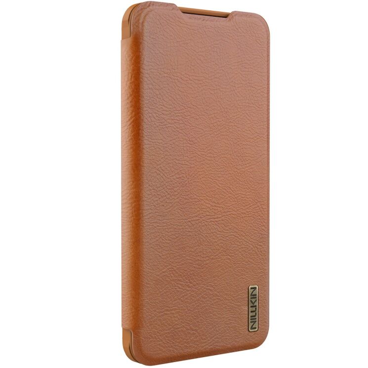 Чехол-книжка NILLKIN Qin Pro для Samsung Galaxy S25 Edge (S937) - Brown: фото 2 из 14