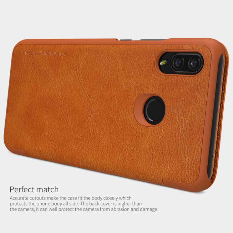 Чехол-книжка NILLKIN Qin Series для Huawei P Smart Plus - Black: фото 11 из 11