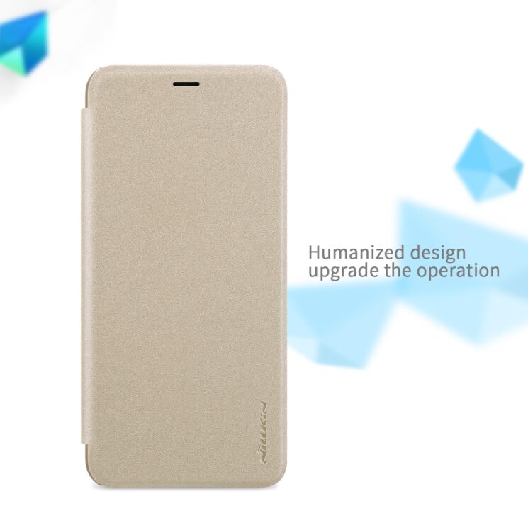 Чехол-книжка NILLKIN Sparkle Series для Samsung Galaxy J6 2018 (J600) - Black: фото 12 из 15