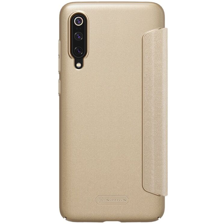 Чохол-книжка NILLKIN Sparkle Series для Xiaomi Mi 9 - Gold (225112F) Чохол-книжка NILLKIN Sparkle Series для Xiaomi Mi 9 - Gold: фото 2 з 15