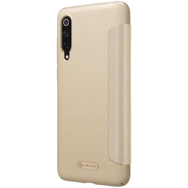 Чохол-книжка NILLKIN Sparkle Series для Xiaomi Mi 9 - Gold (225112F) Чохол-книжка NILLKIN Sparkle Series для Xiaomi Mi 9 - Gold: фото 3 з 15
