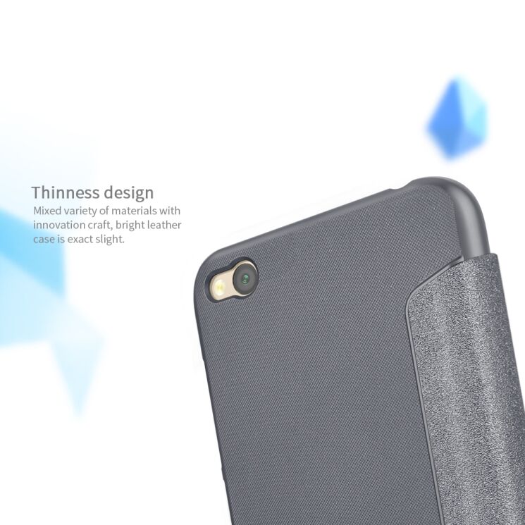 Чохол-книжка NILLKIN Sparkle Series для Xiaomi Redmi 5A - Gold: фото 16 з 18