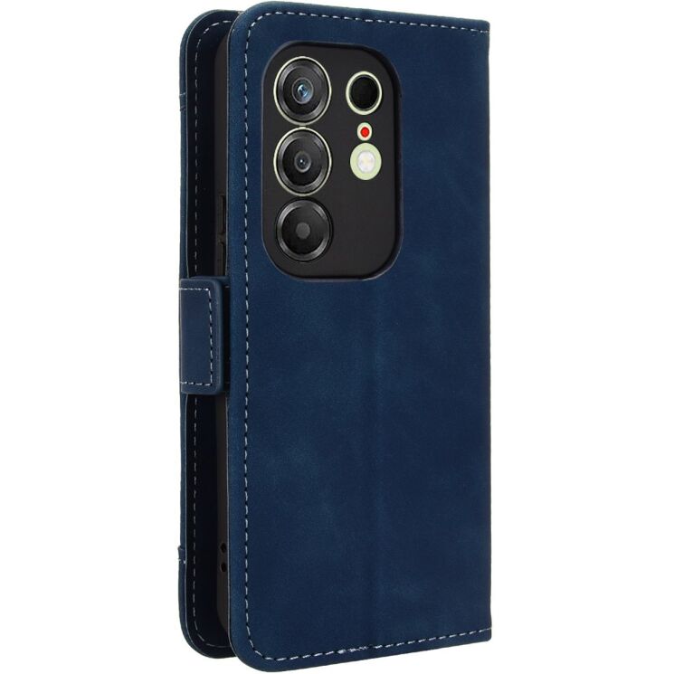 Чехол-книжка с карманами Deexe Wallet Stand для TECNO Camon 50 - Blue: фото 7 из 15