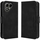 Чохол-книжка з кишеньками Deexe Wallet Stand для TECNO Pova 8 - Black: фото 1 з 17