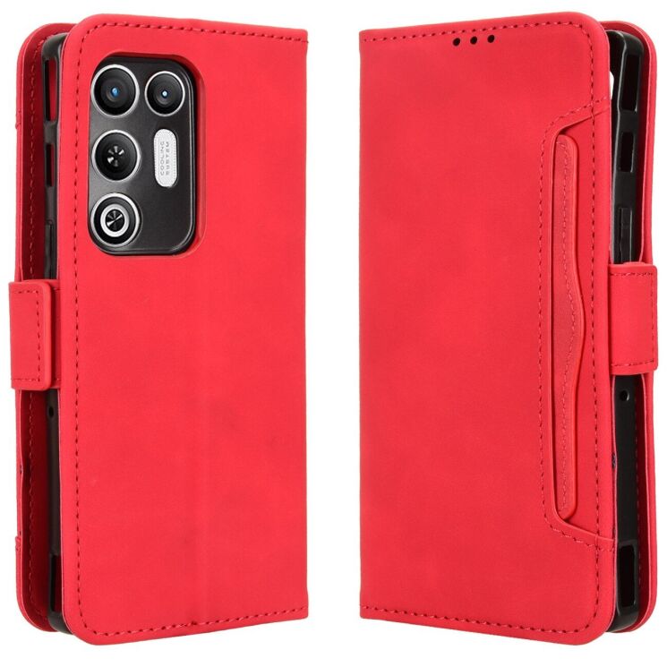 Чохол-книжка з кишеньками Deexe Wallet Stand для ZTE Nubia Red Magic 11 Air - Red (423107R) Чохол-книжка з кишеньками Deexe Wallet Stand для ZTE Nubia Red Magic 11 Air - Red: фото 1 з 16