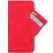 Чохол-книжка з кишеньками Deexe Wallet Stand для ZTE Nubia Red Magic 11 Air - Red (423107R). Фото 2 з 16