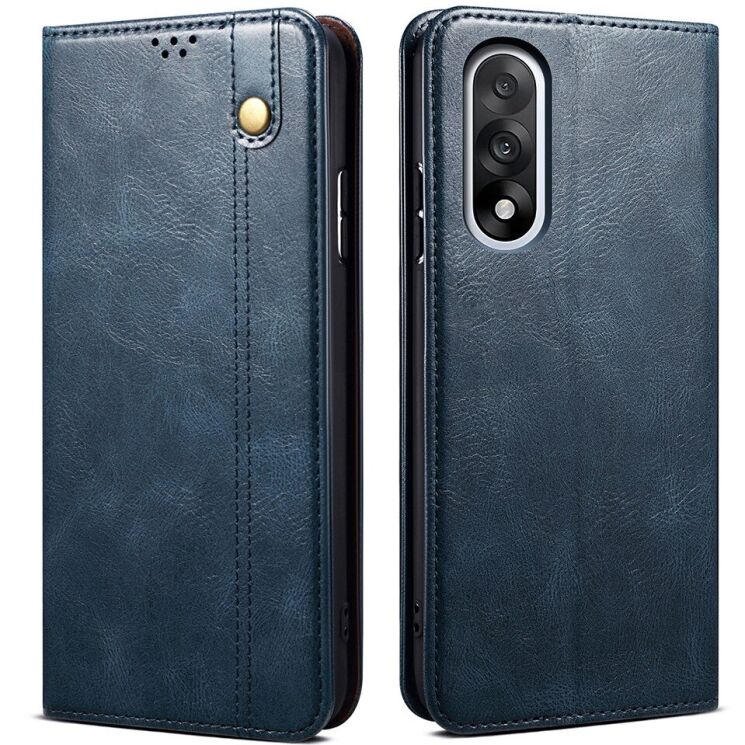 Чохол-книжка з кишеньками UniCase Leather Wallet для OnePlus Nord 5 / Ace 5 Ultra - Blue: фото 1 з 8