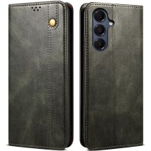 Чохол-книжка з кишеньками UniCase Leather Wallet для Samsung Galaxy S26 (S942) - Green: фото 1 з 8