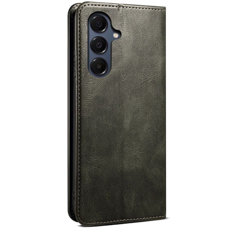 Чохол-книжка з кишеньками UniCase Leather Wallet для Samsung Galaxy S26 (S942) - Green: фото 6 з 8